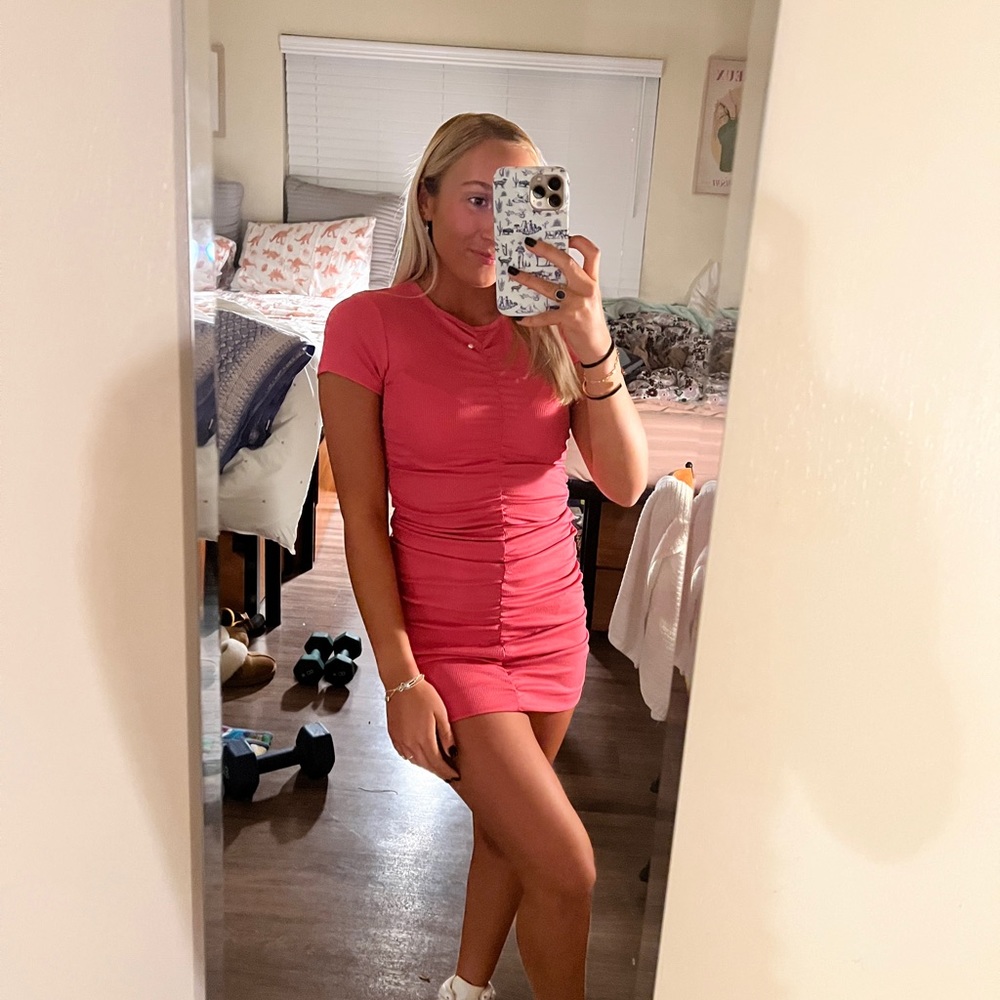 mini pink dress